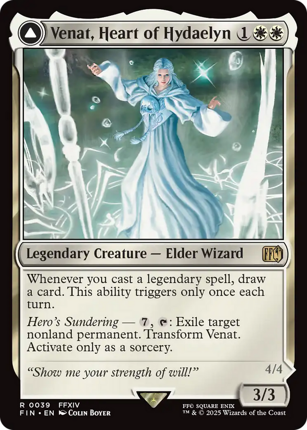 Venat, Heart of Hydaelyn // Hydaelyn, the Mothercrystal (fin)