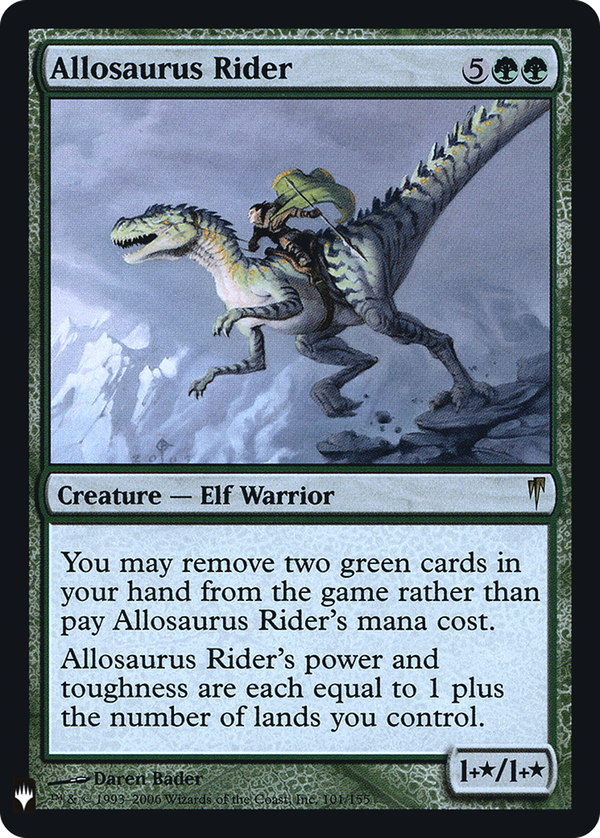 Allosaurus Rider (plst)