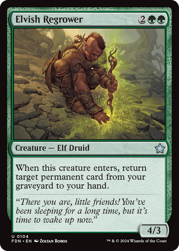 Elvish Regrower (fdn)