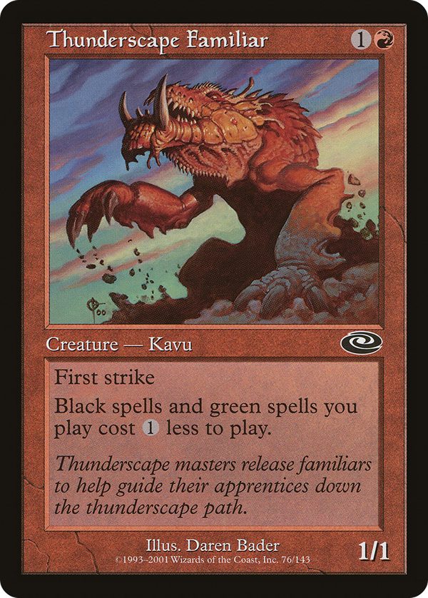 Thunderscape Familiar (pls)