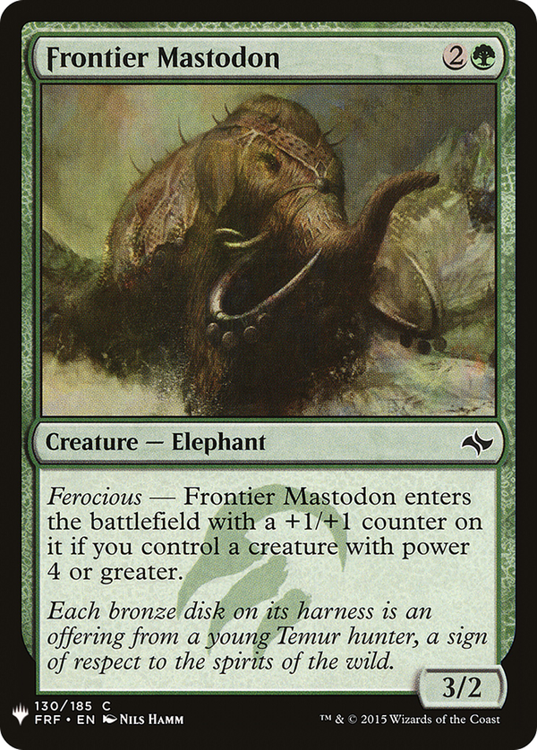Frontier Mastodon (plst)