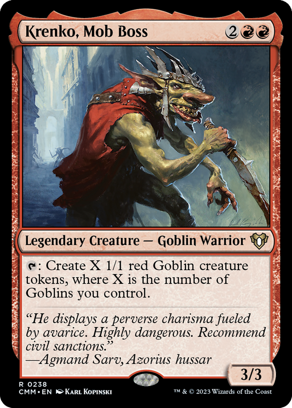 Krenko, Mob Boss (cmm)