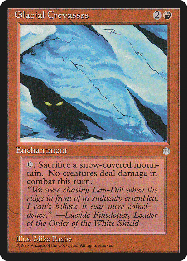 Glacial Crevasses (ice)