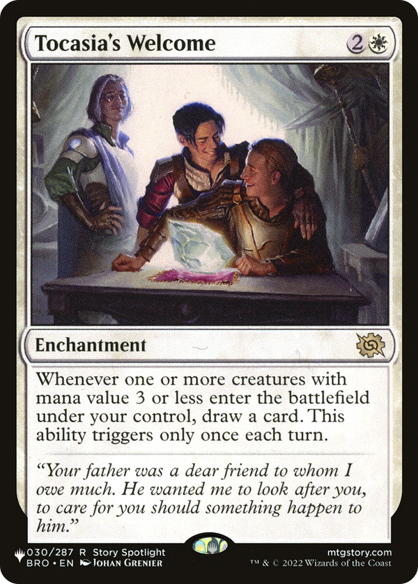 Tocasia's Welcome (plst)