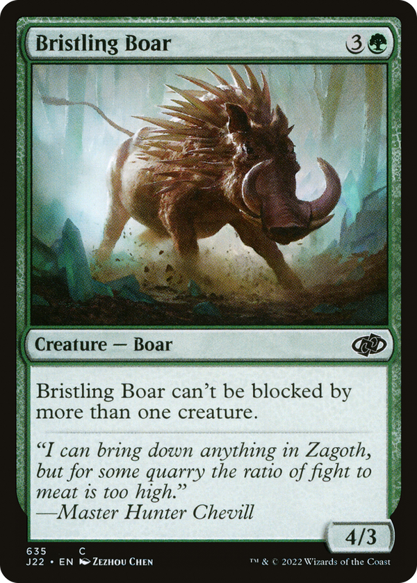 Bristling Boar (j22)