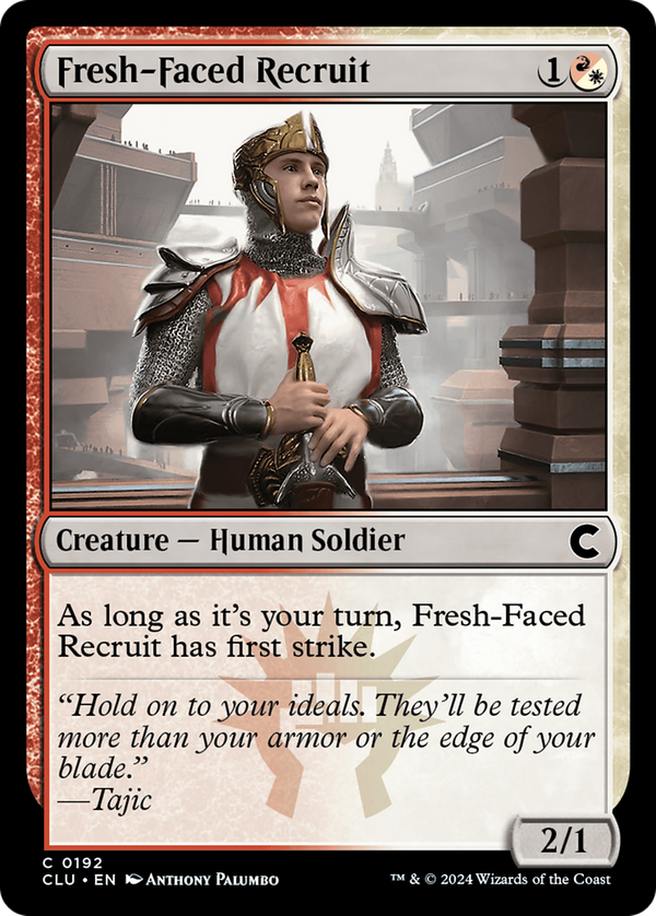 Fresh-Faced Recruit (clu)