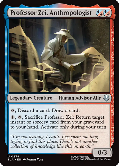 Professor Zei, Anthropologist