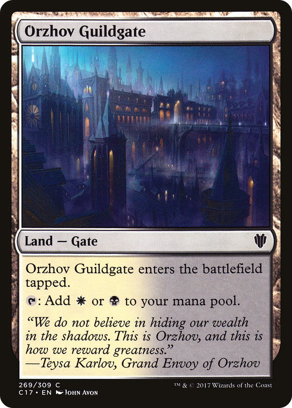 Orzhov Guildgate (c17)