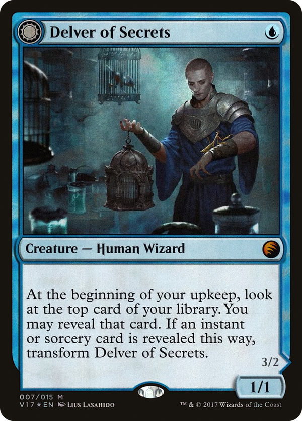 Delver of Secrets // Insectile Aberration (v17)