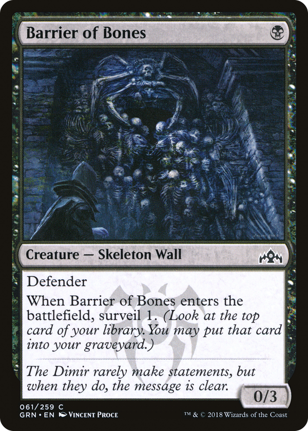 Barrier of Bones (grn)