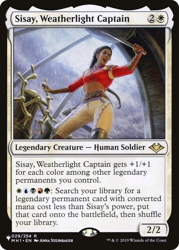 Sisay, Weatherlight Captain (plst)
