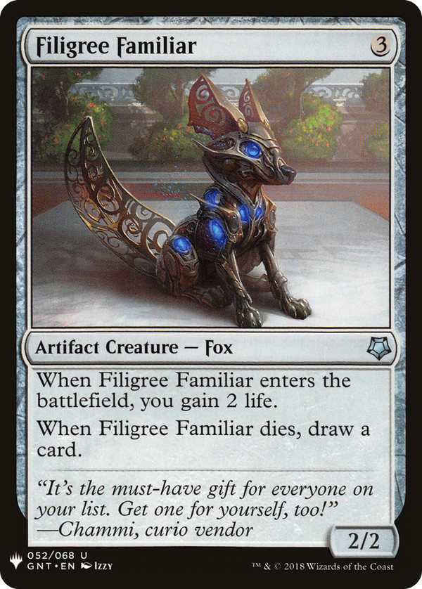 Filigree Familiar (plst)