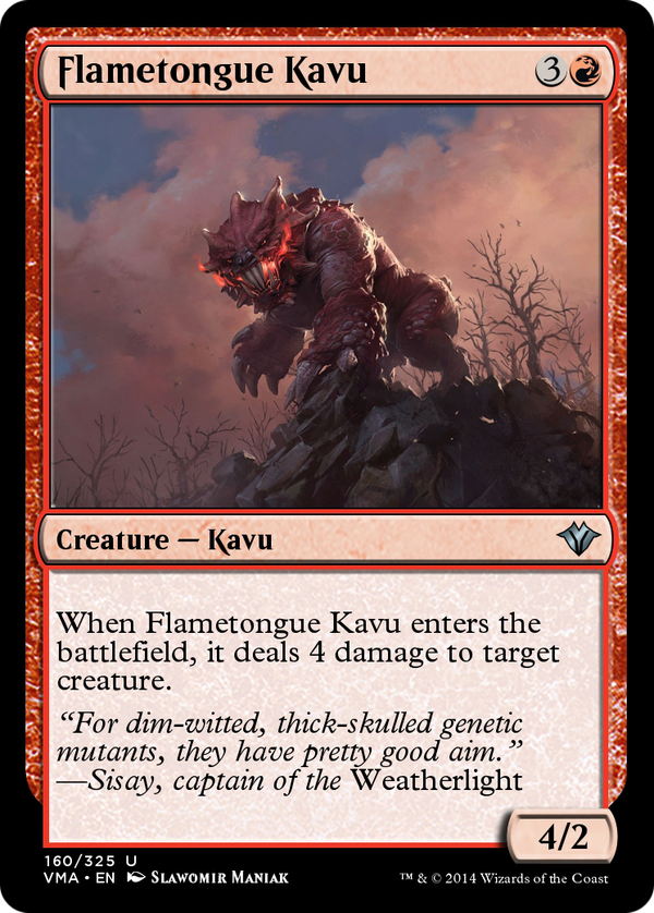 Flametongue Kavu (vma)