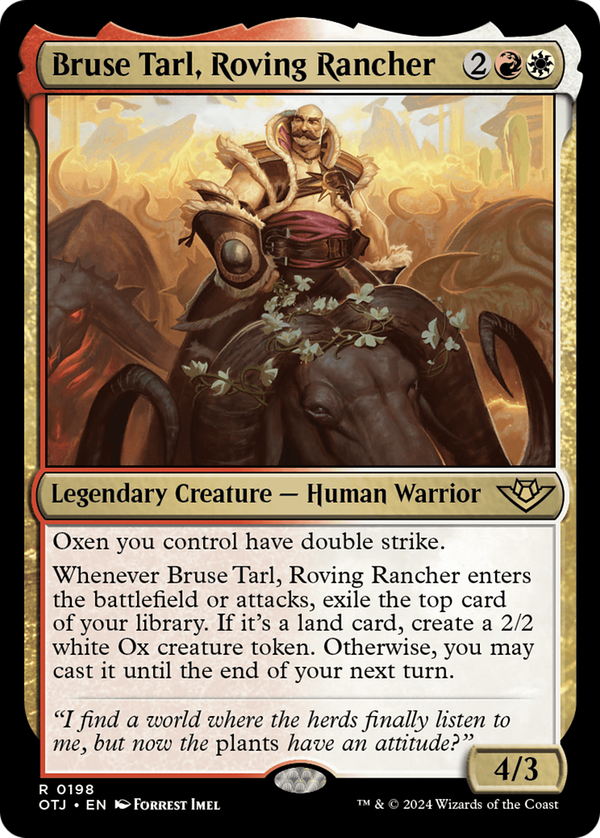 Bruse Tarl, Roving Rancher (otj)