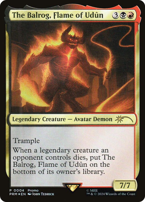 The Balrog, Flame of Udûn (pltc)