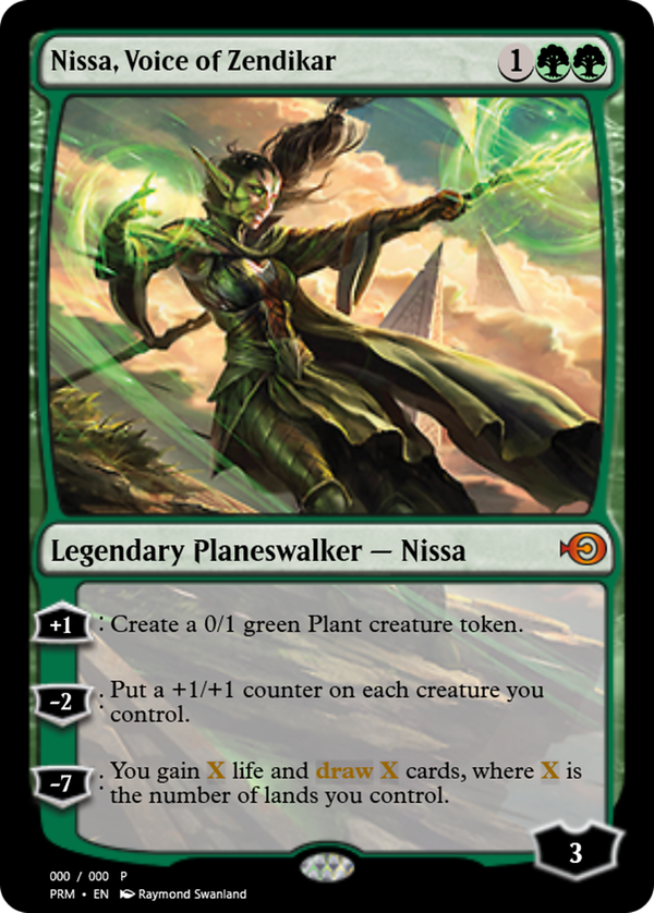 Nissa, Voice of Zendikar (prm)