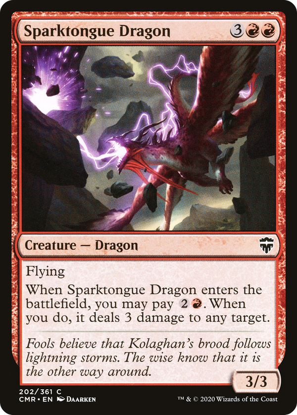 Sparktongue Dragon (cmr)