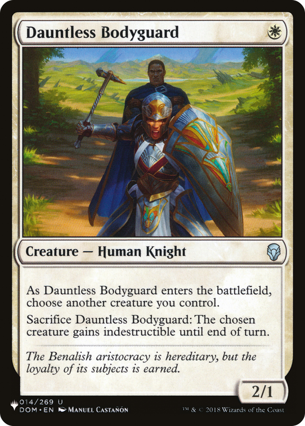 Dauntless Bodyguard (plst)