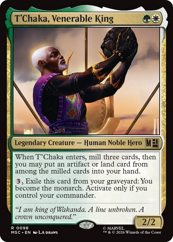 T'Chaka, Venerable King (msc)