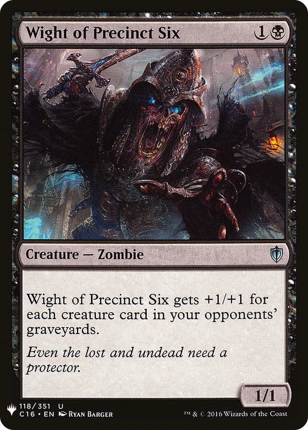 Wight of Precinct Six (plst)