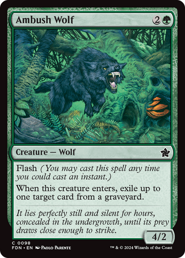 Ambush Wolf (fdn)