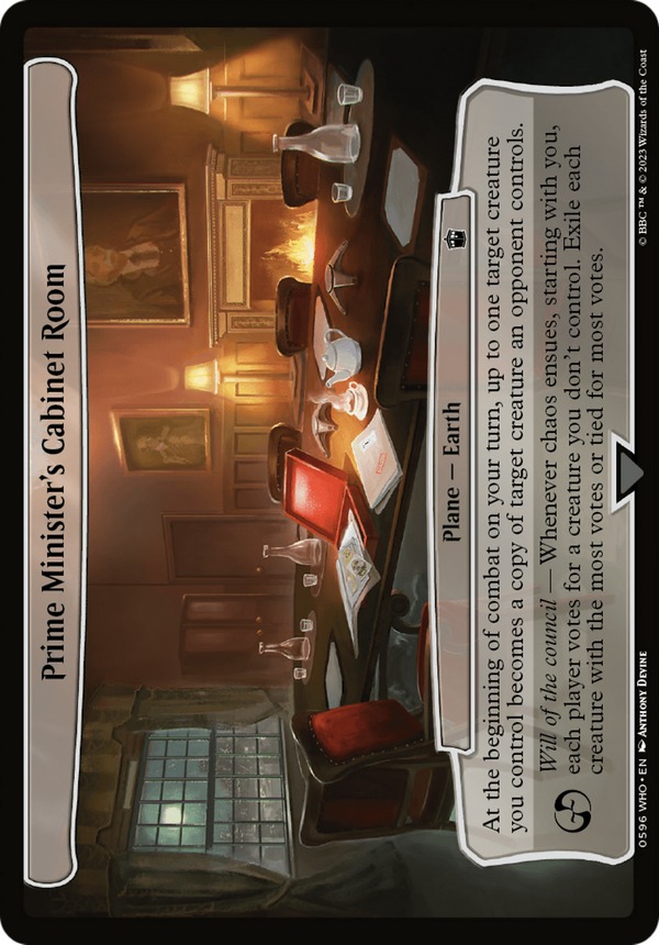 Prime Minister's Cabinet Room (who)