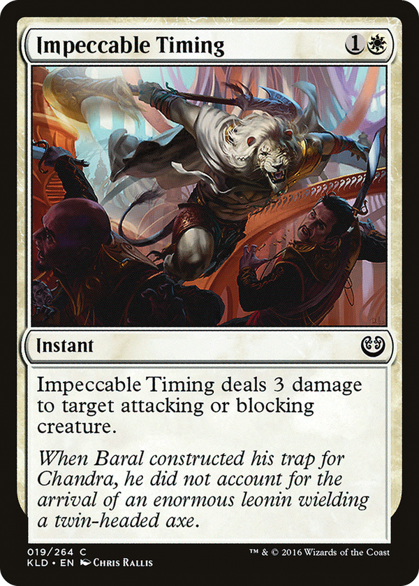 Impeccable Timing (kld)