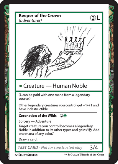 Keeper of the Crown // Coronation of the Wilds