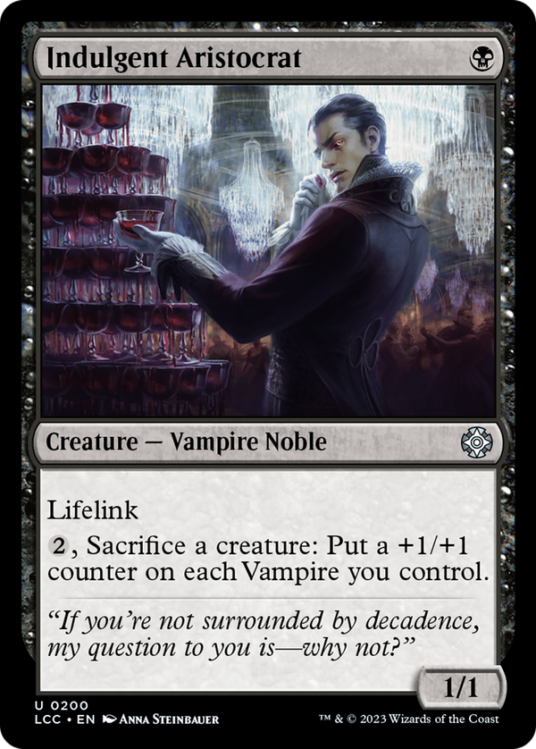 Indulgent Aristocrat (lcc)