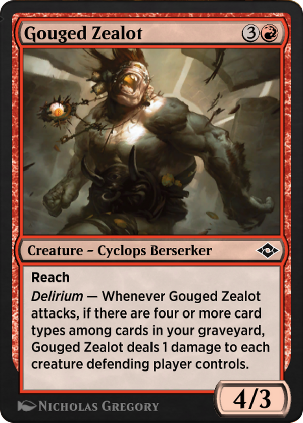 Gouged Zealot (j21)