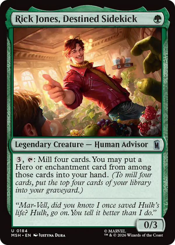 Rick Jones, Destined Sidekick (msh)