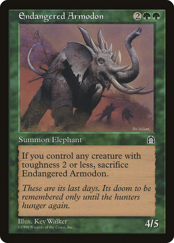 Endangered Armodon (sth)