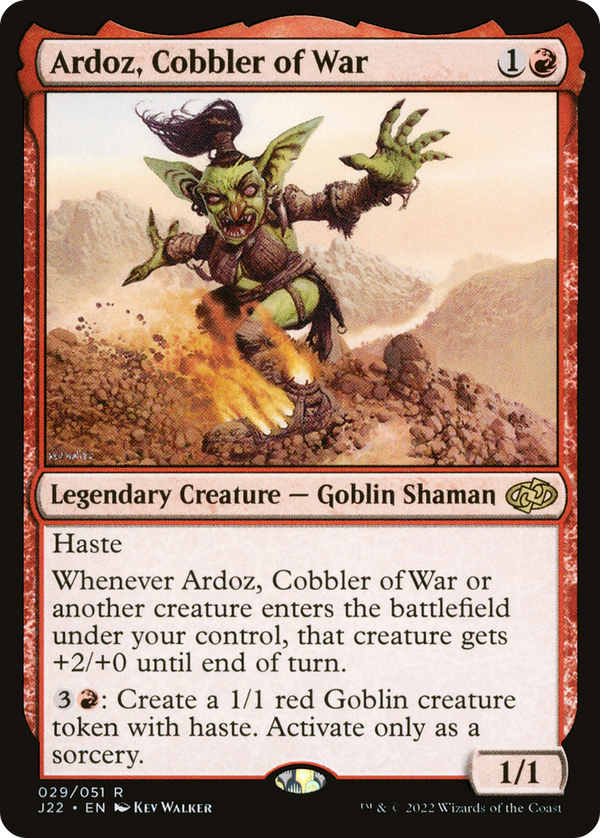 Ardoz, Cobbler of War (j22)
