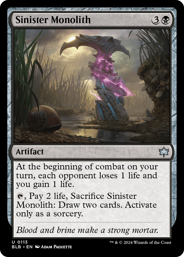 Sinister Monolith (blb)