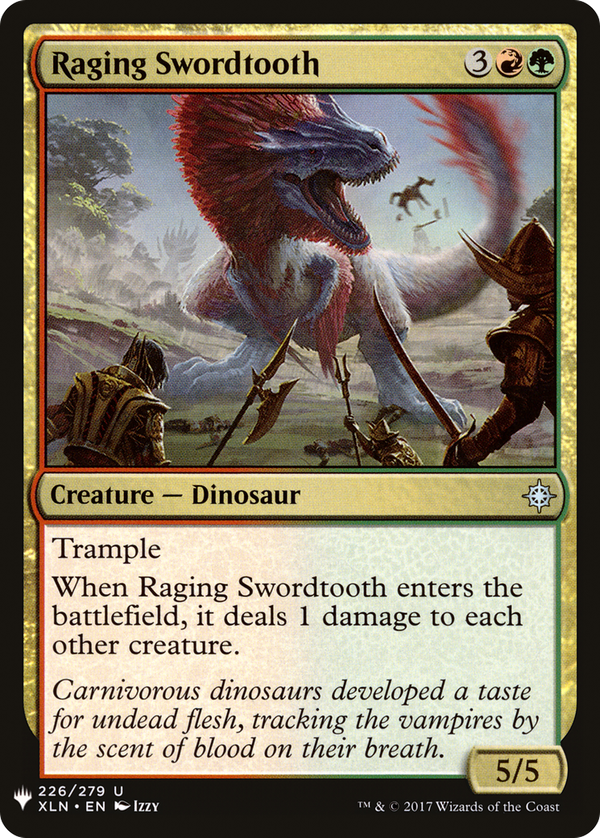 Raging Swordtooth (plst)