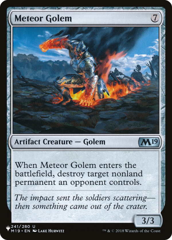 Meteor Golem (plst)