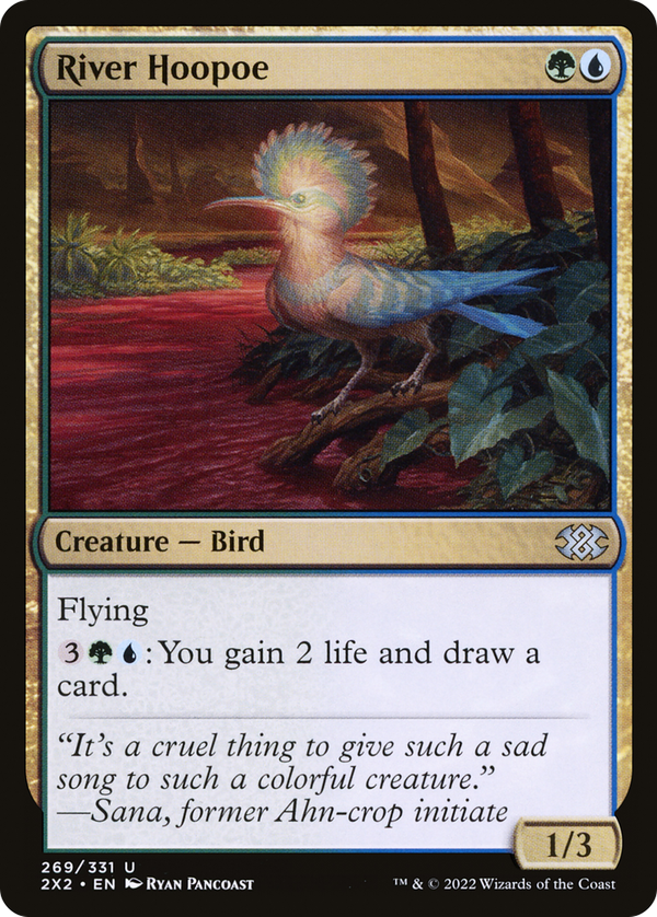 River Hoopoe (2x2)