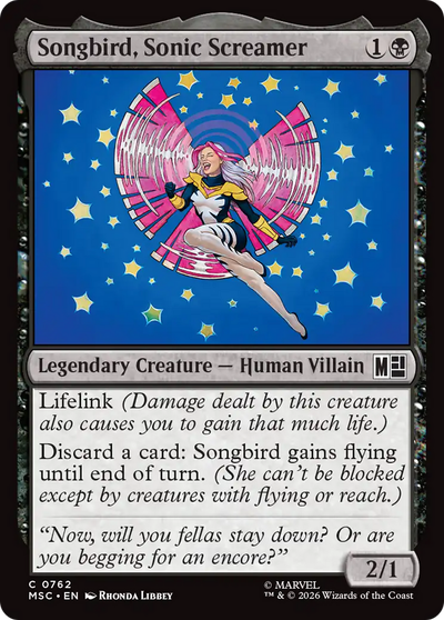 Songbird, Sonic Screamer