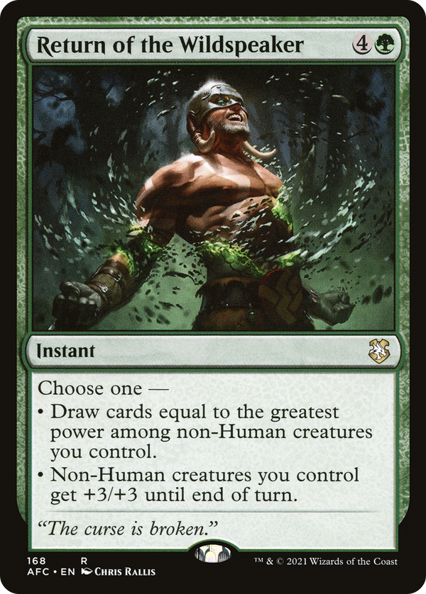 Return of the Wildspeaker (afc)