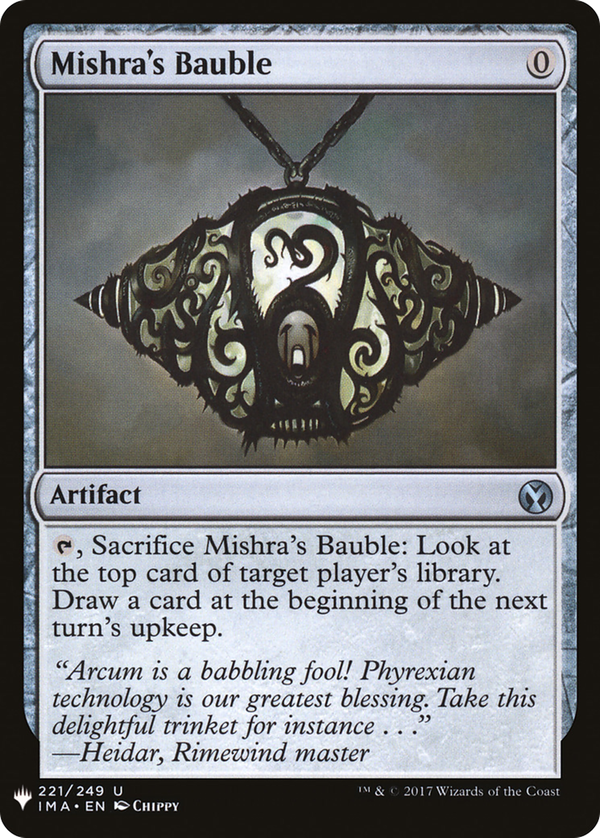 Mishra's Bauble (plst)