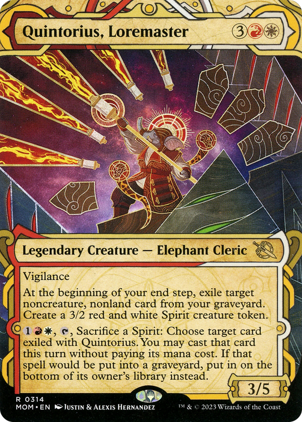 Quintorius, Loremaster (mom)