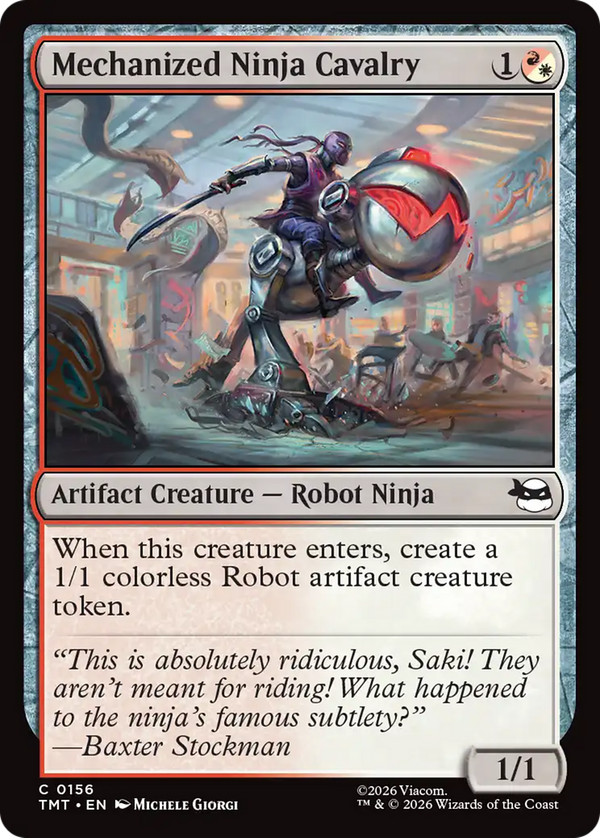 Mechanized Ninja Cavalry (tmt)