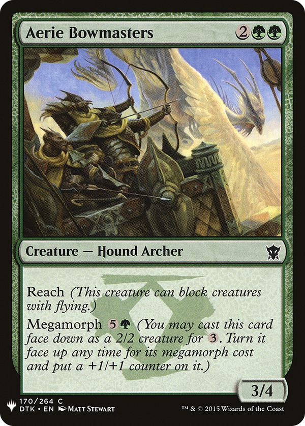 Aerie Bowmasters (plst)