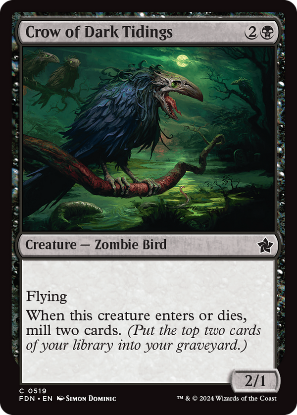 Crow of Dark Tidings (fdn)