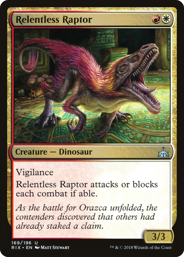 Relentless Raptor (rix)