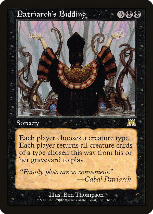 Patriarch's Bidding (ons)