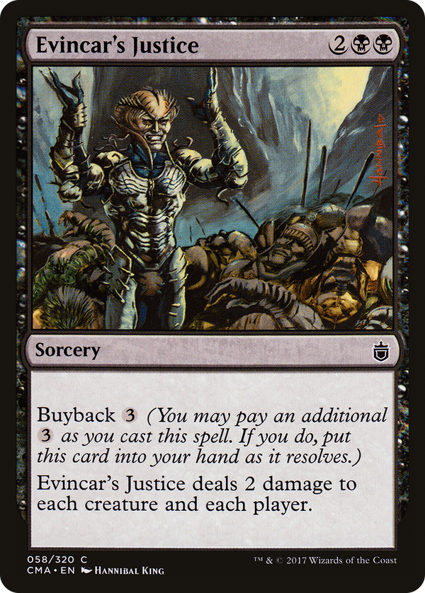 Evincar's Justice (cma)