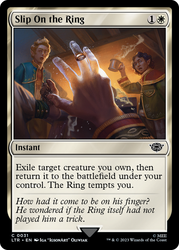 Slip On the Ring (ltr)