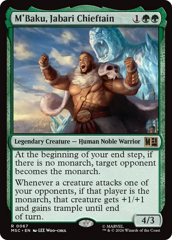 M'Baku, Jabari Chieftain (msc)
