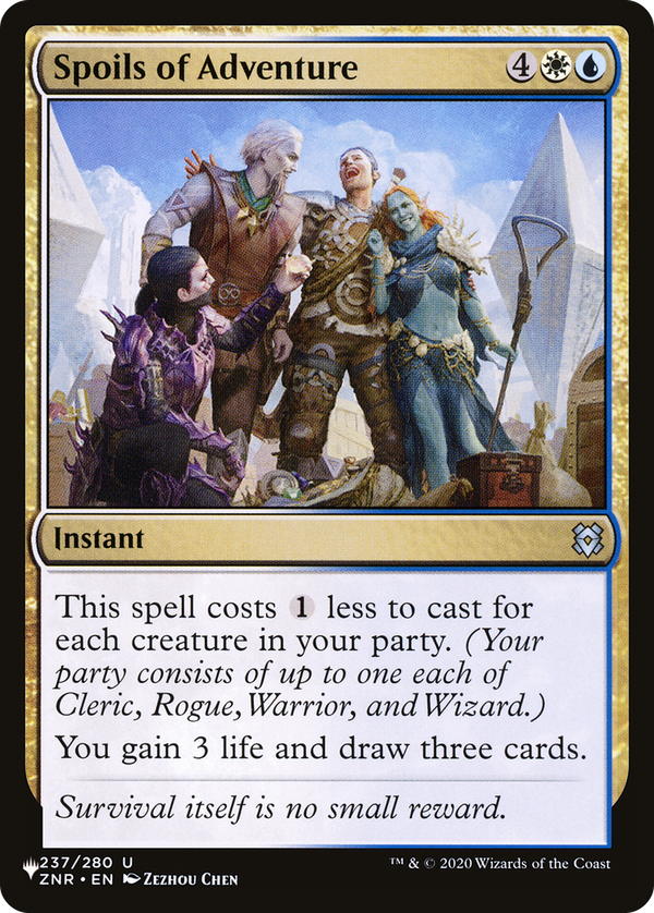 Spoils of Adventure (plst)